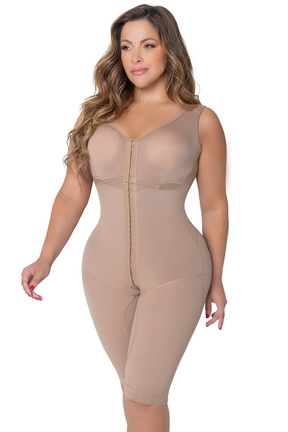 Jackie London Long Bodyshaper With Brassier And Wide Straps Mocha Jackie London Long Bodyshaper With Brassier And Wide Straps Mocha