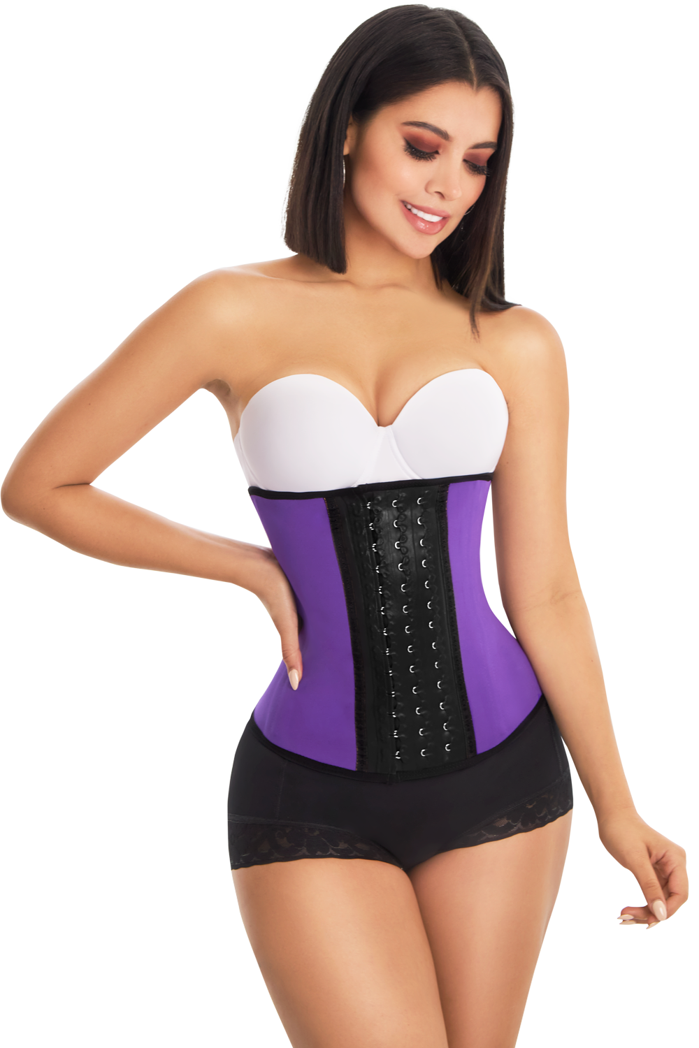 Ladies Rose Embroidery Corset Bustier Strapless Boned Waist Trainer  Shapewear