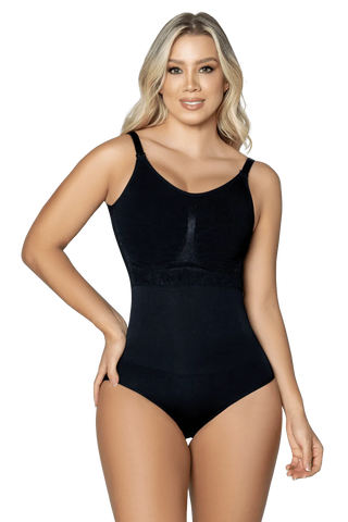 Seamless Panty Bodysuit With Bra | Jackie London 141