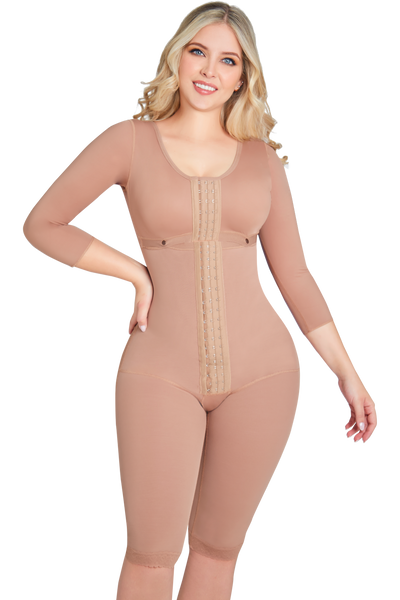 JACKIE LONDON 3060 - Long Bodyshaper With Brassier And Sleeves