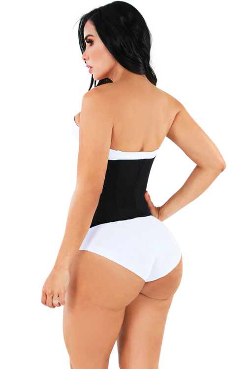 New Nolama Powernet Waist Trainer Zip Corset Lose Weight Body