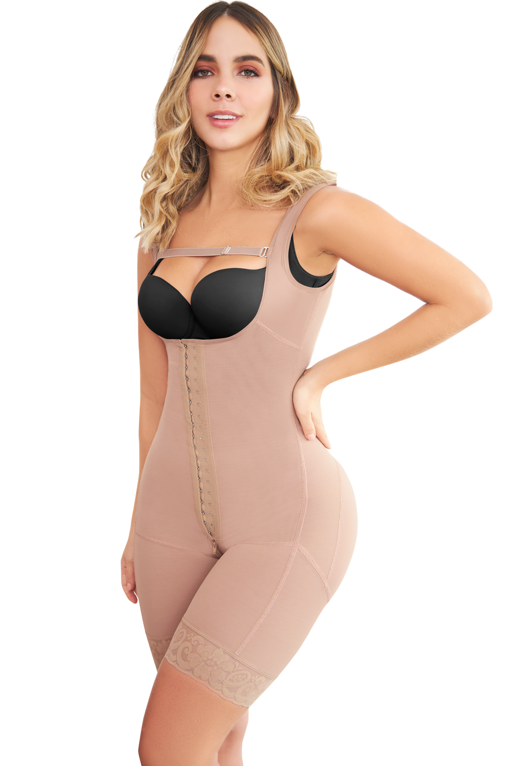 Colombian Girdles  Shorts Bodyshaper With Wide Straps Jackie London